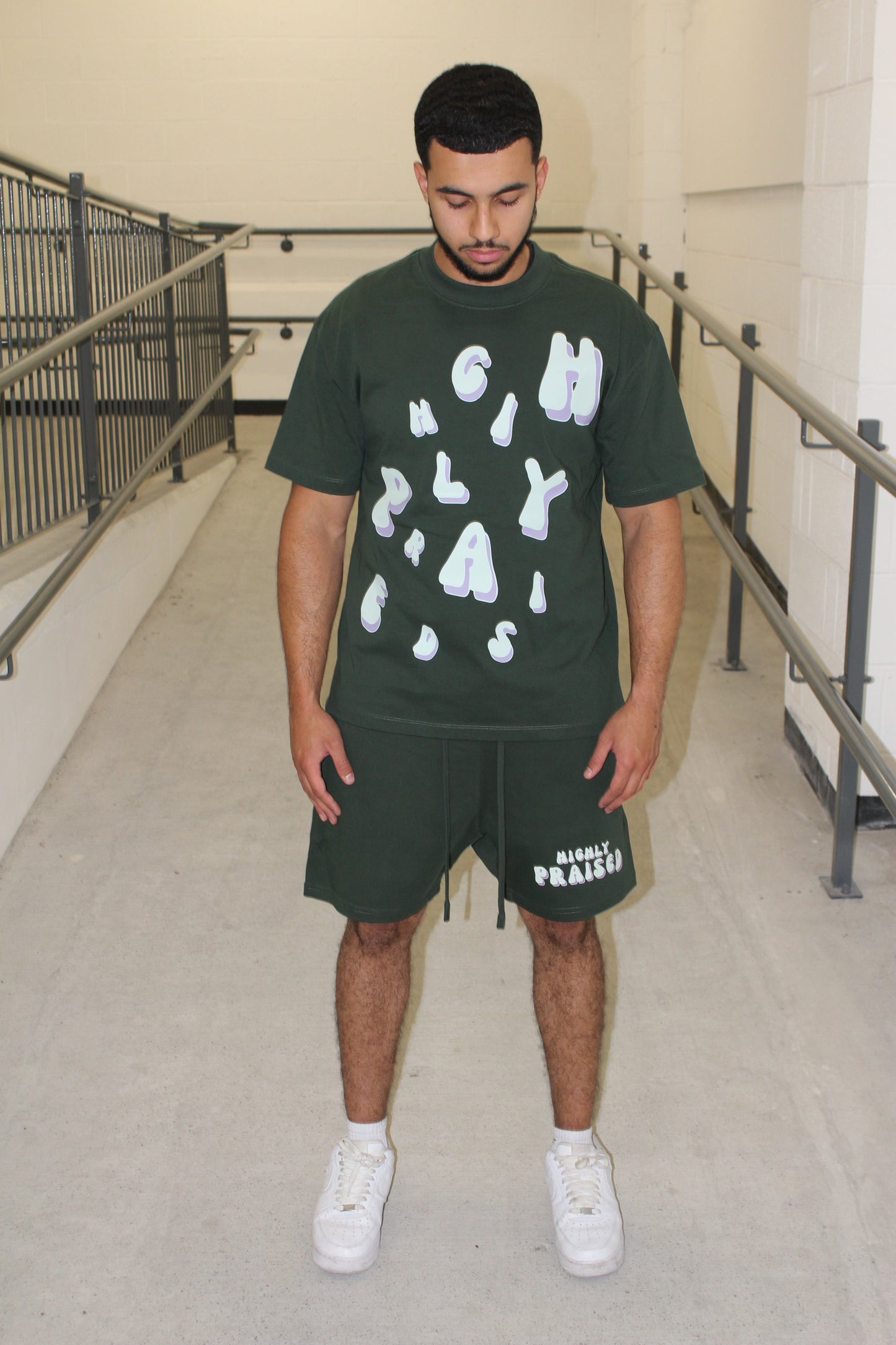 Highly Praised Twin Set - Khaki Green