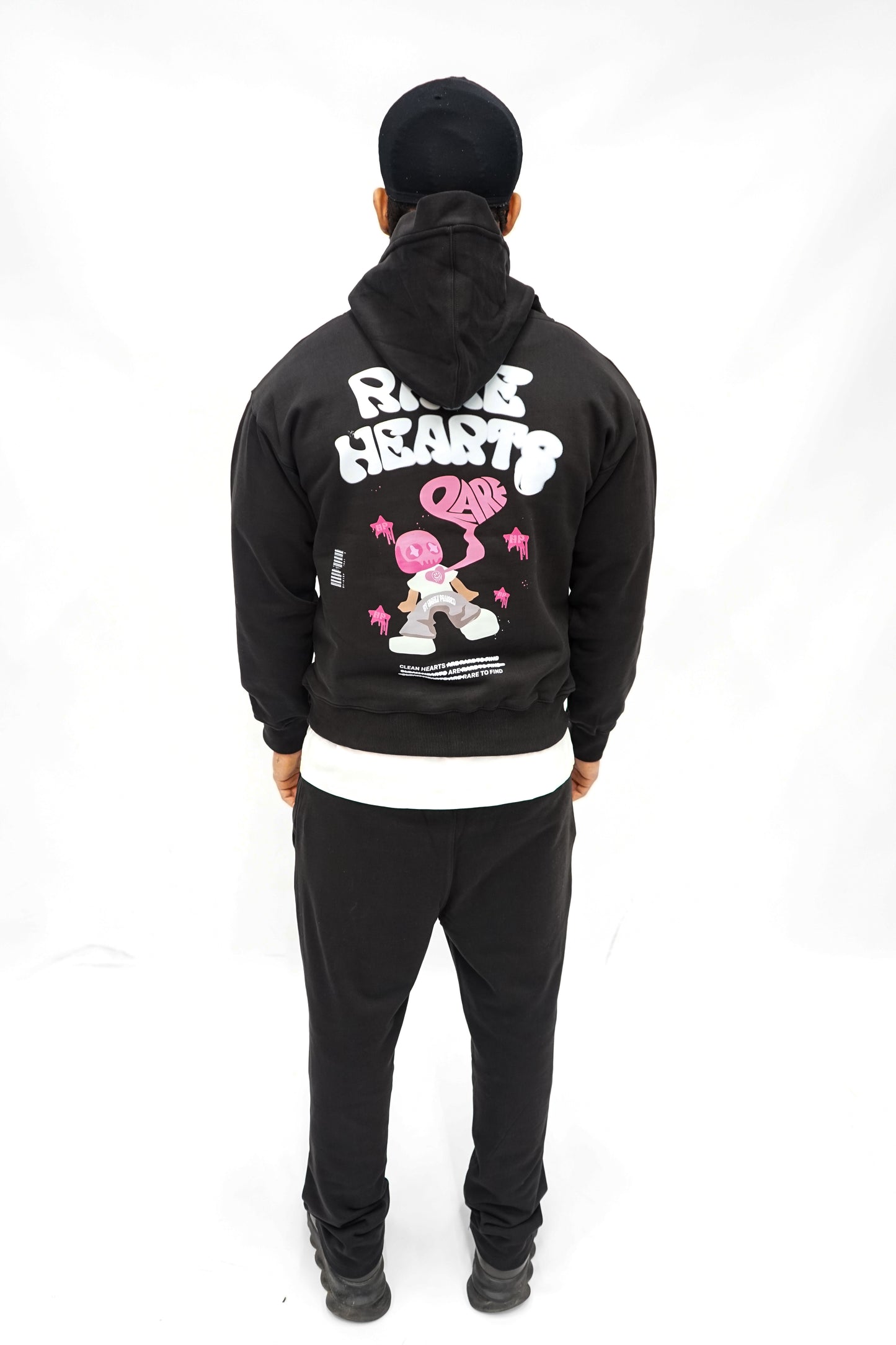 Rare Hearts Black Hoodie