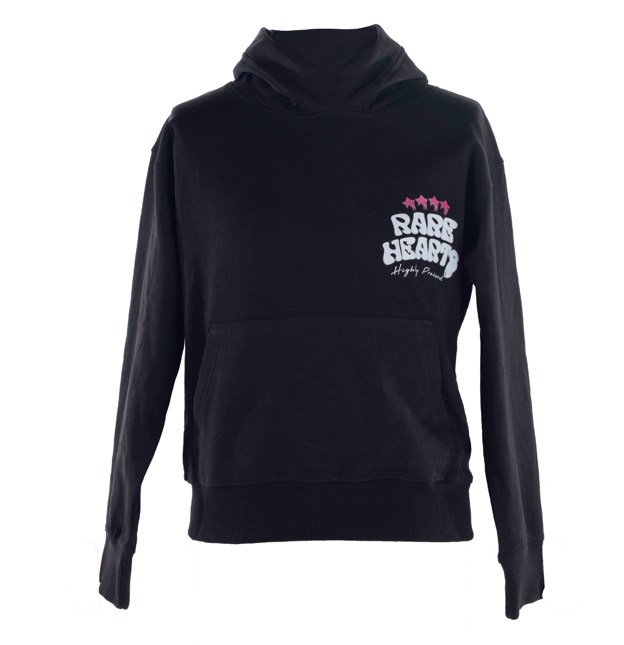Rare Hearts Black Hoodie