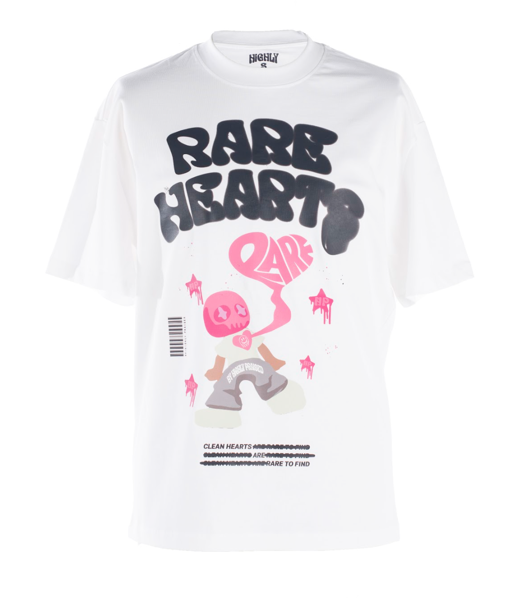 Rare Heart White Tee