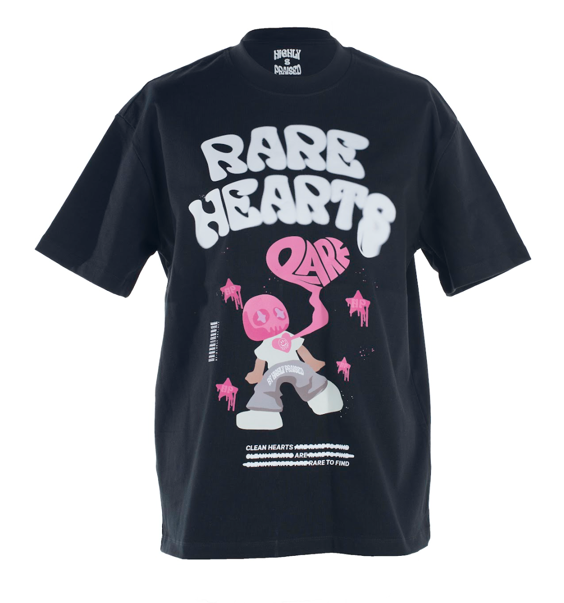 Rare Hearts Black Tee