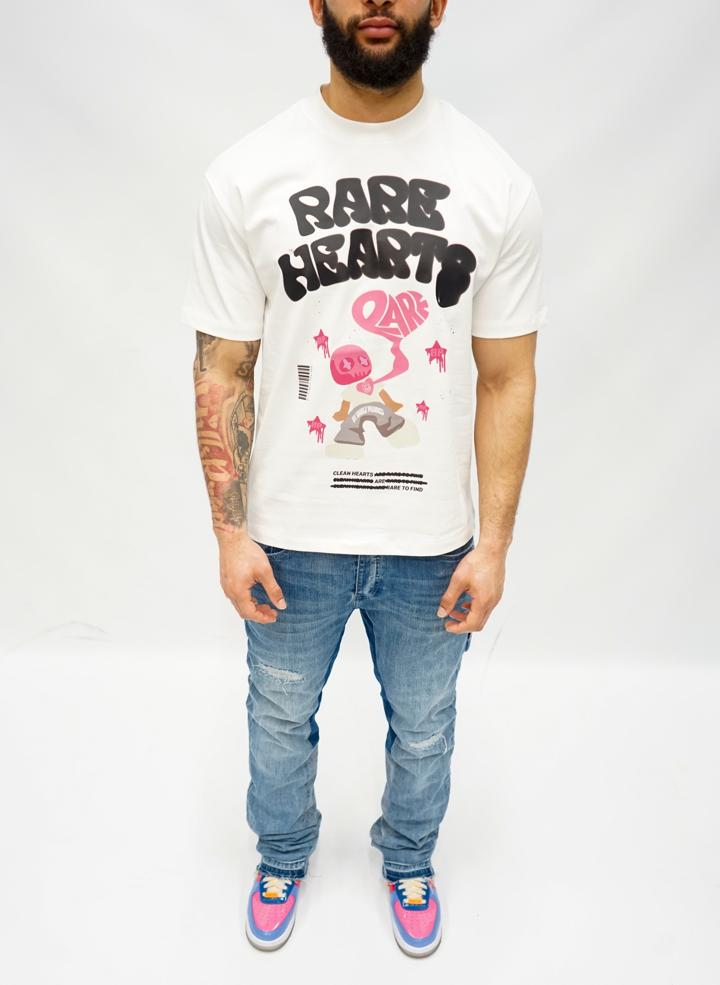 Rare Heart White Tee