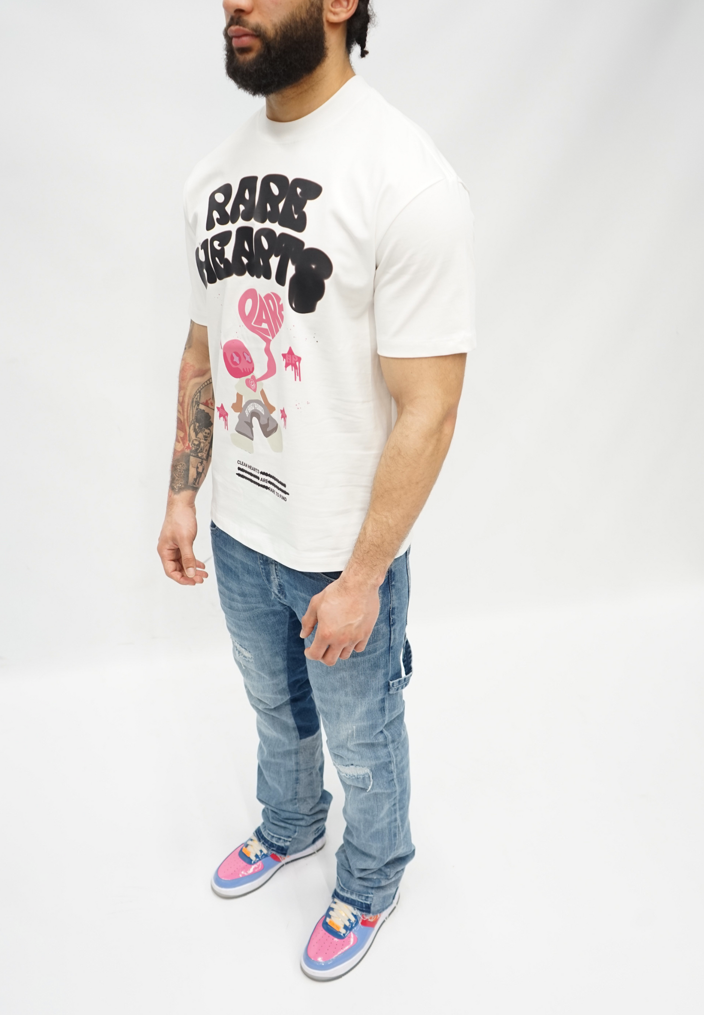 Rare Heart White Tee